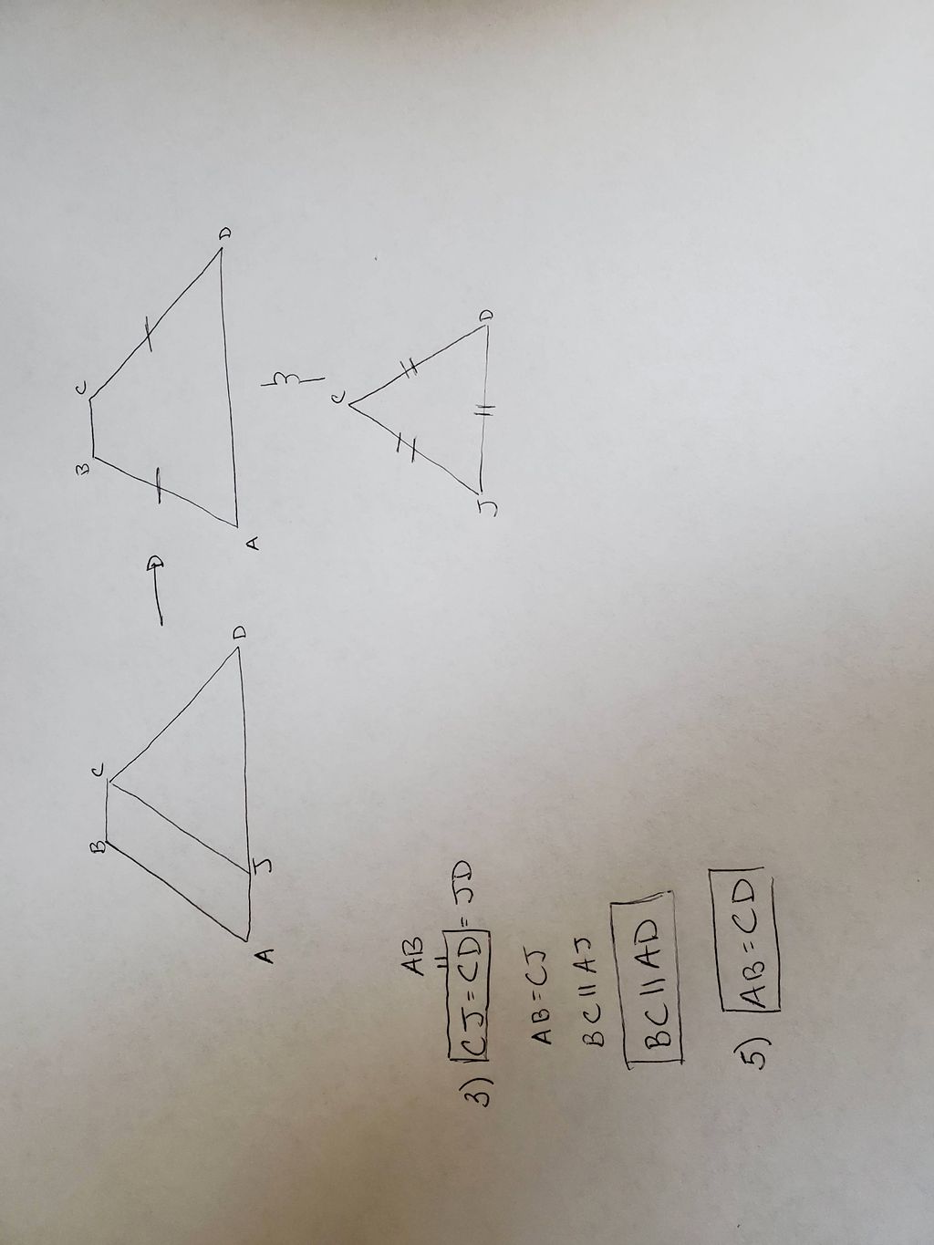 Geometry problem I helped a student with.