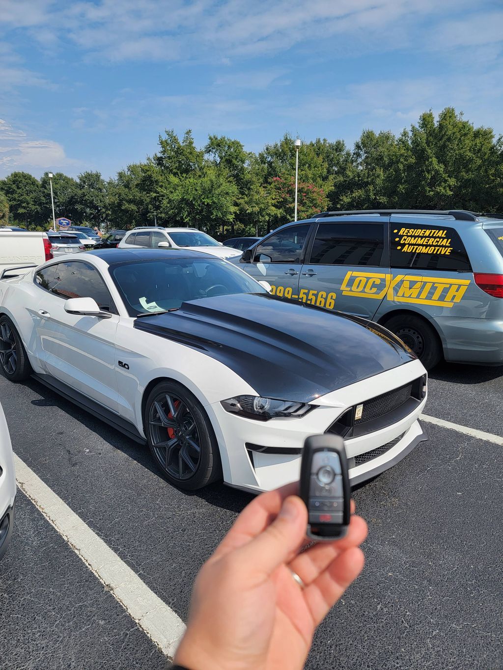 2019 Ford Mustang key made, limit for speed and vo