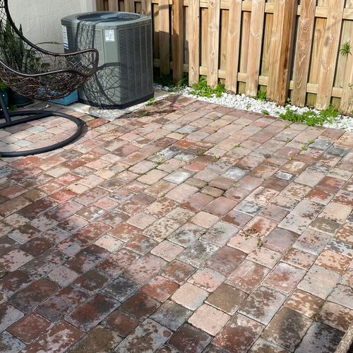 We hire sunshine pressure wash to clean our patio 