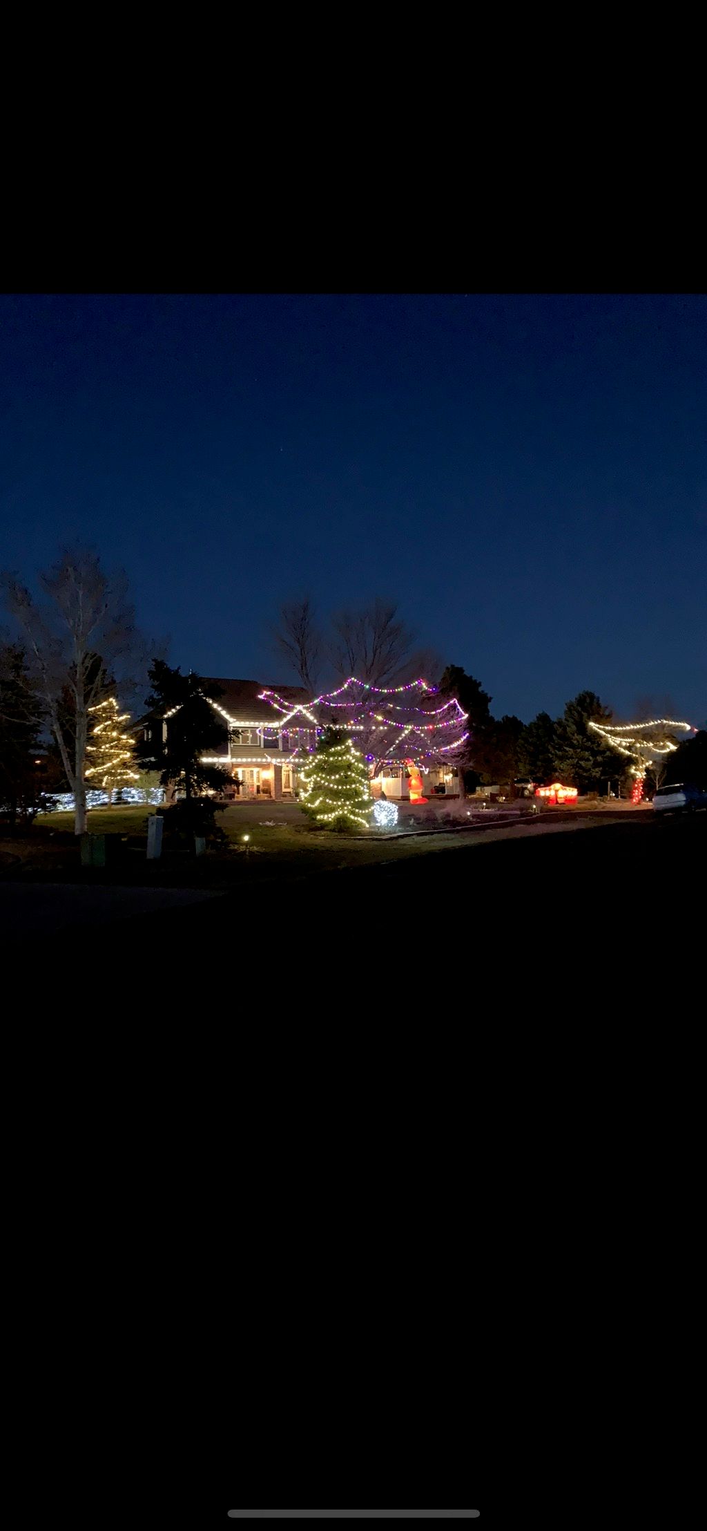 Did a Great job with our Christmas lights!