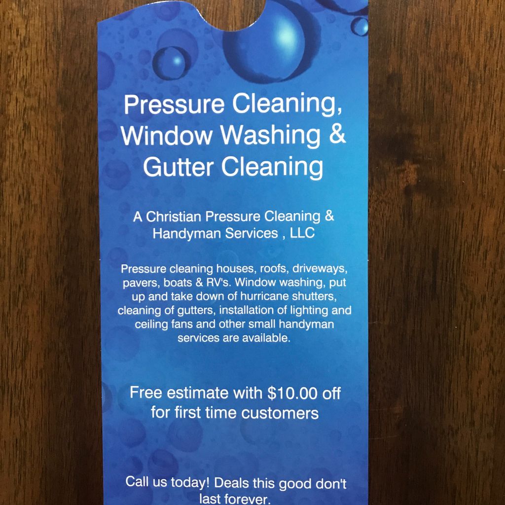A christian pressure cleaning