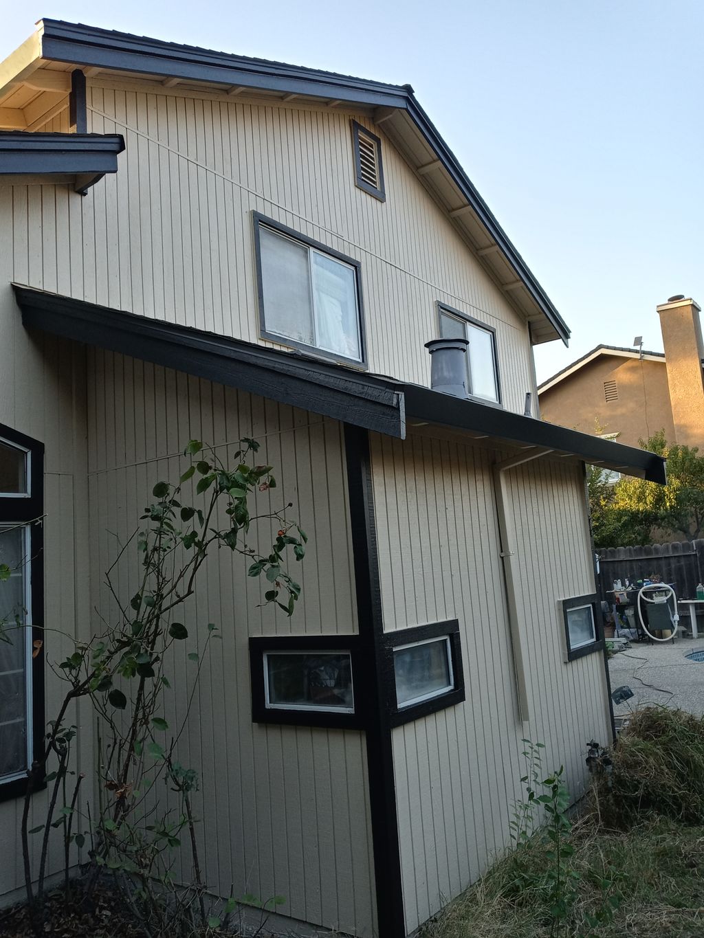 After back of the house