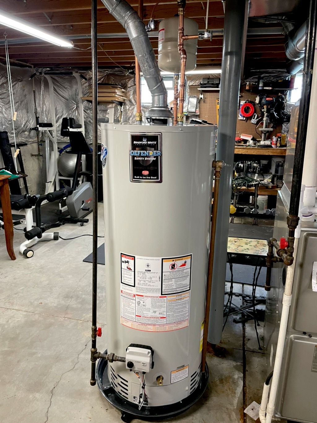 50 gallon Bradford white water heater 