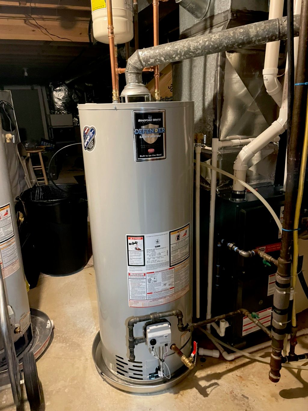 50 gallon Bradford white water heater 