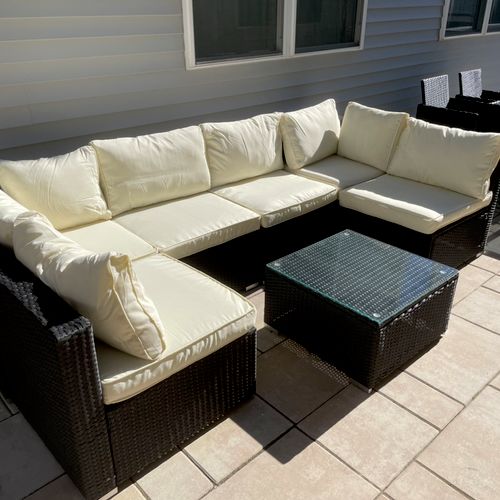 Outdoor couch assembly 
