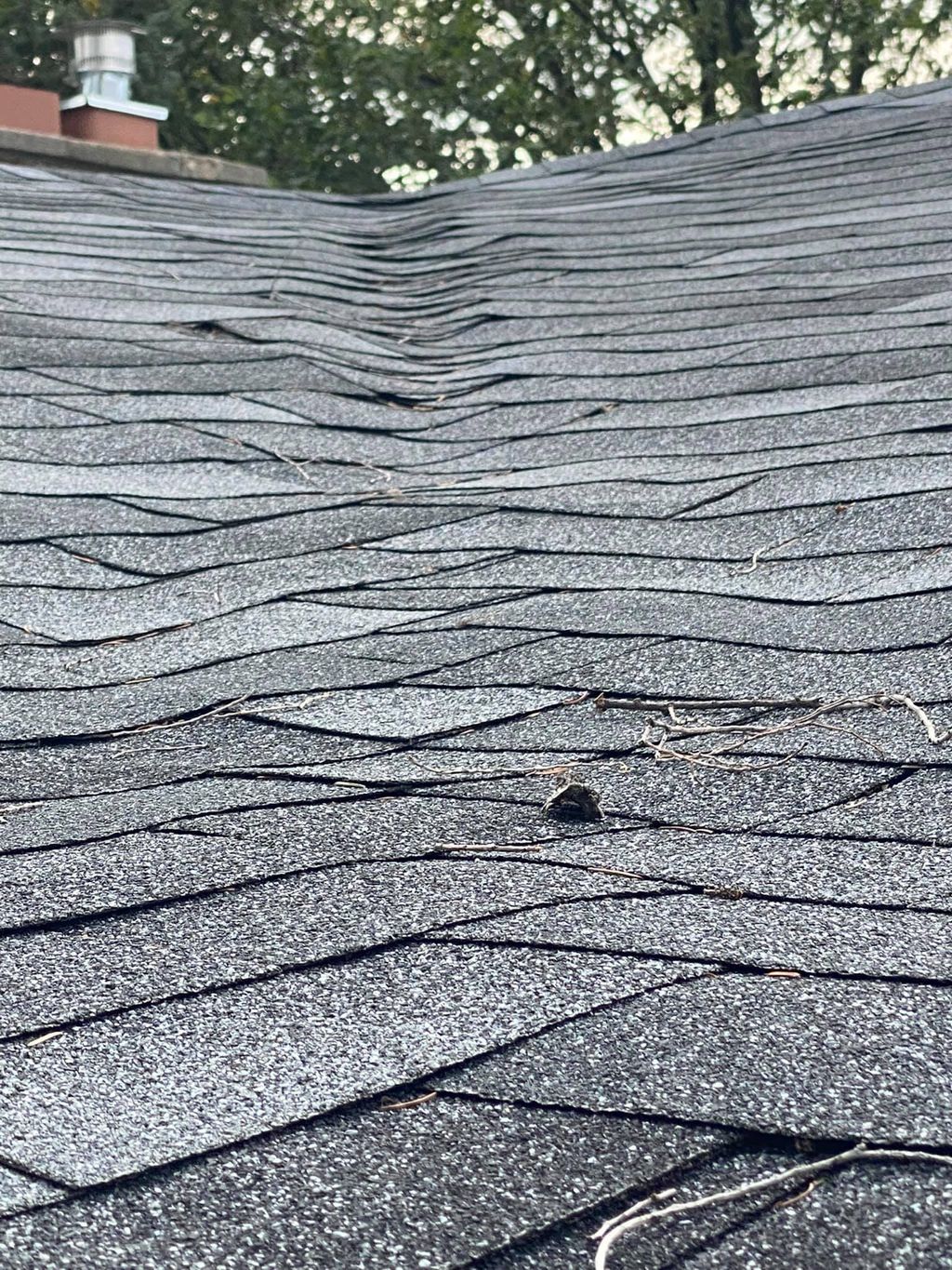 Improper roofing installation