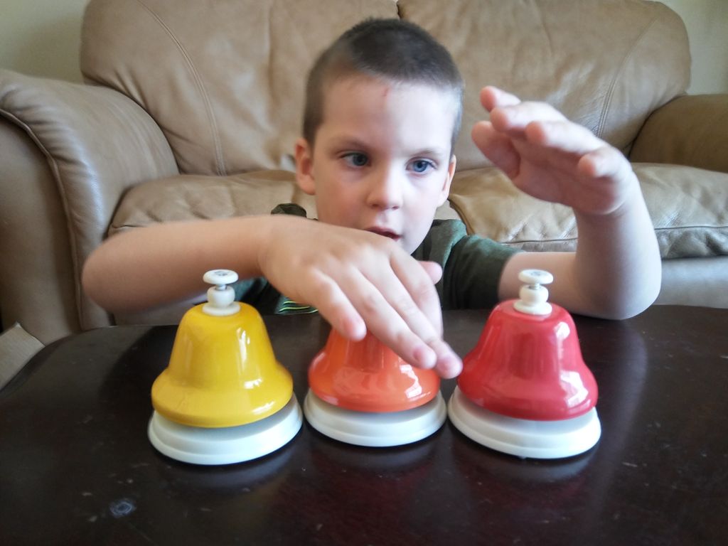 Learning to play deskbells