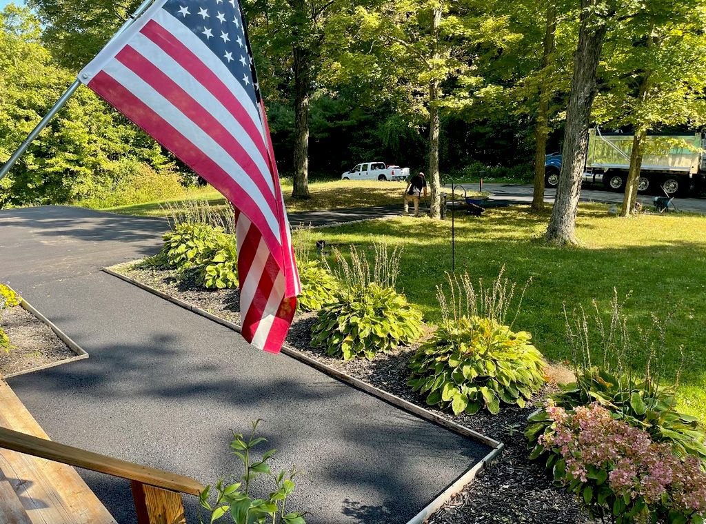 New driveway installation 