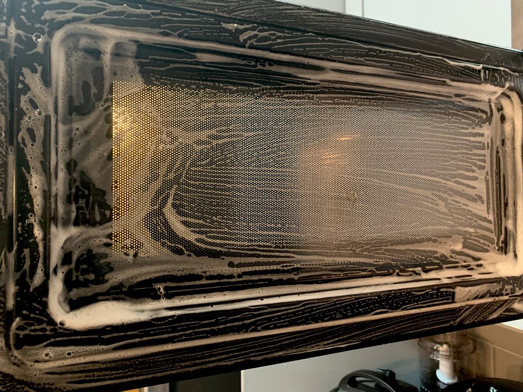 Cleaning process Microwave