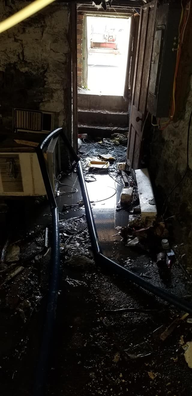 This sewer backup was beyond nasty.