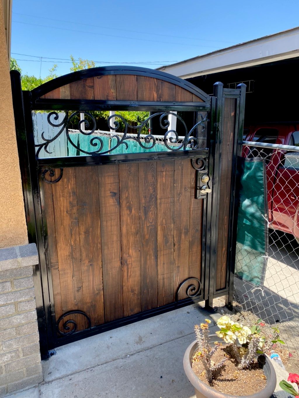 Wood and Iron Gate