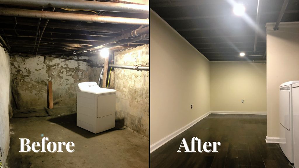 Before & After - Basement Restoration