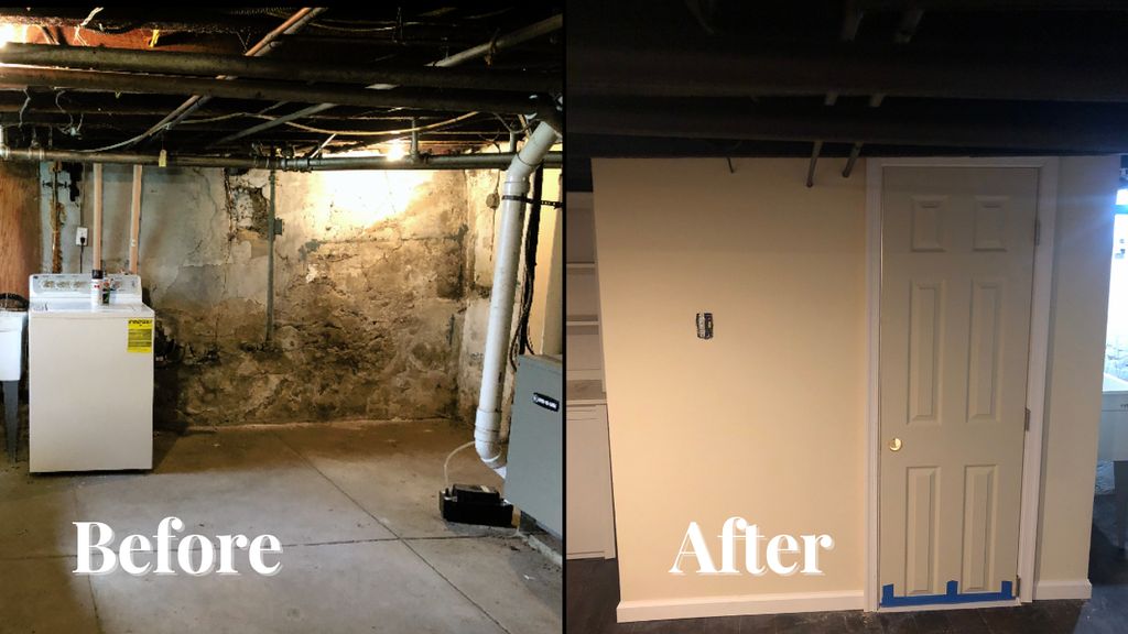 Before & After - Basement Restoration