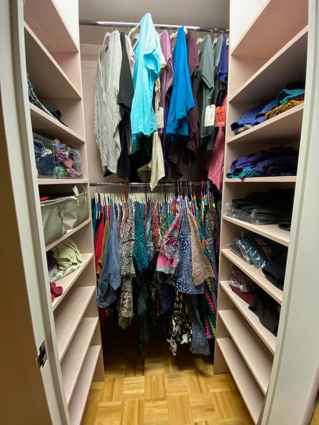 Custom-made walk-in closet