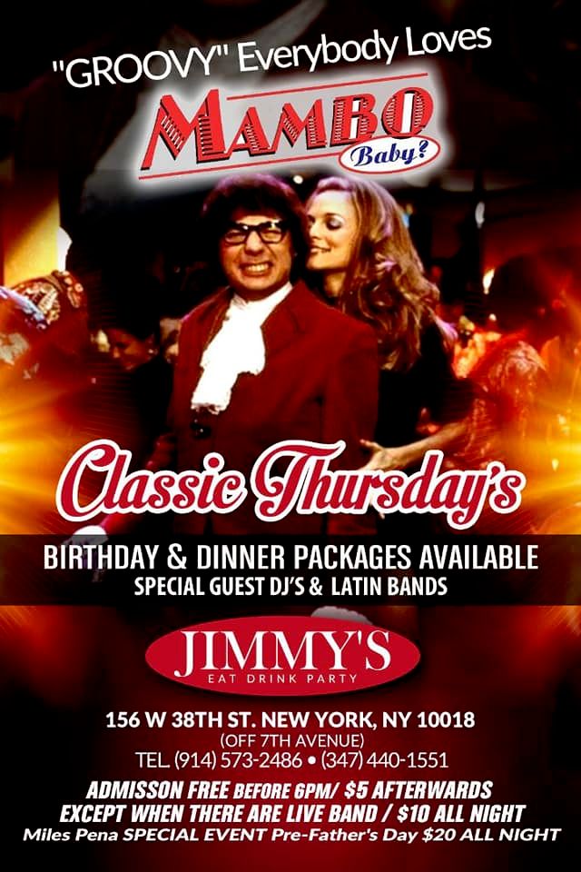 FLYER JIMMY'S 38 NYC