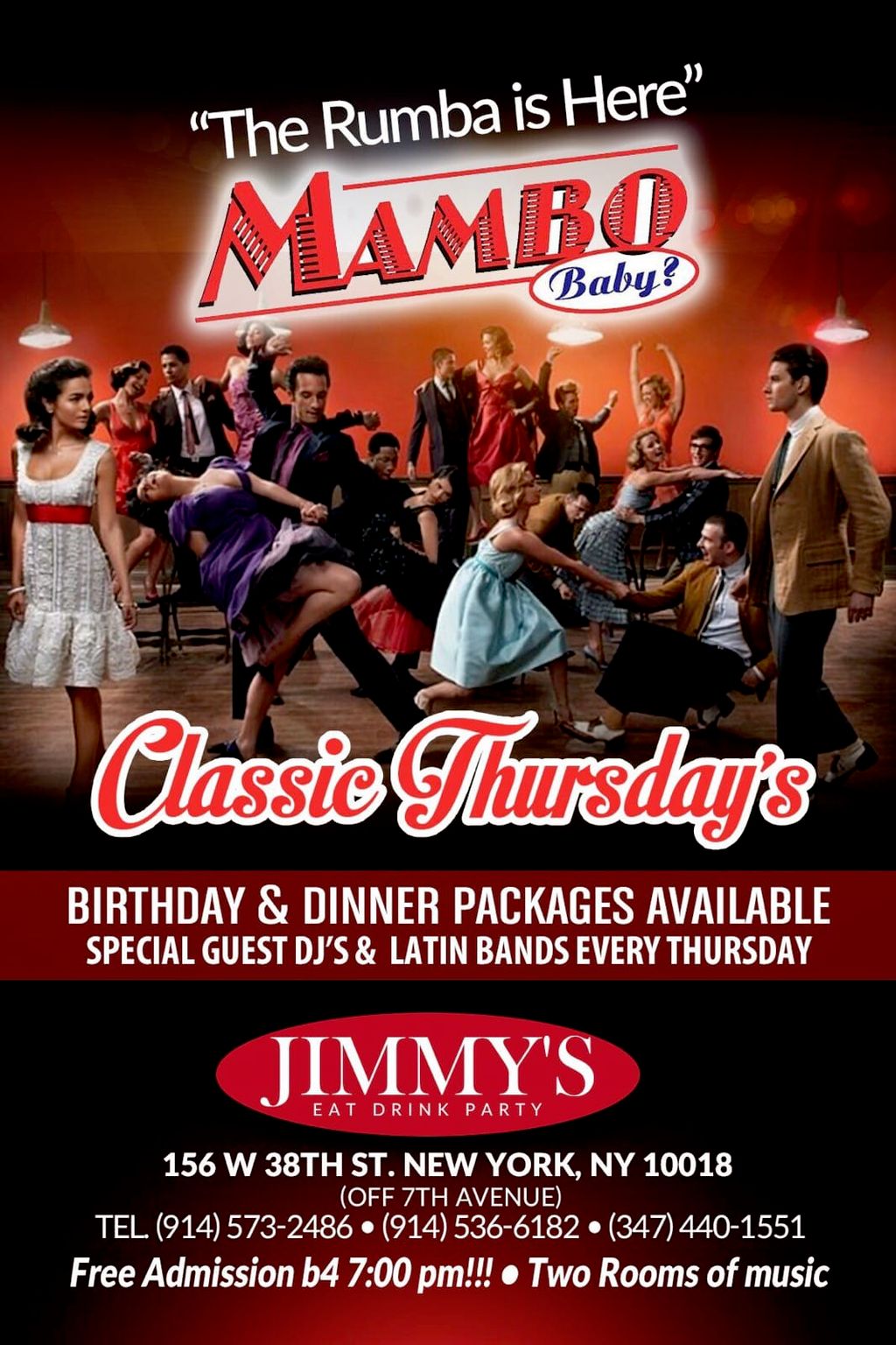 FLYER JIMMY'S 38 NYC