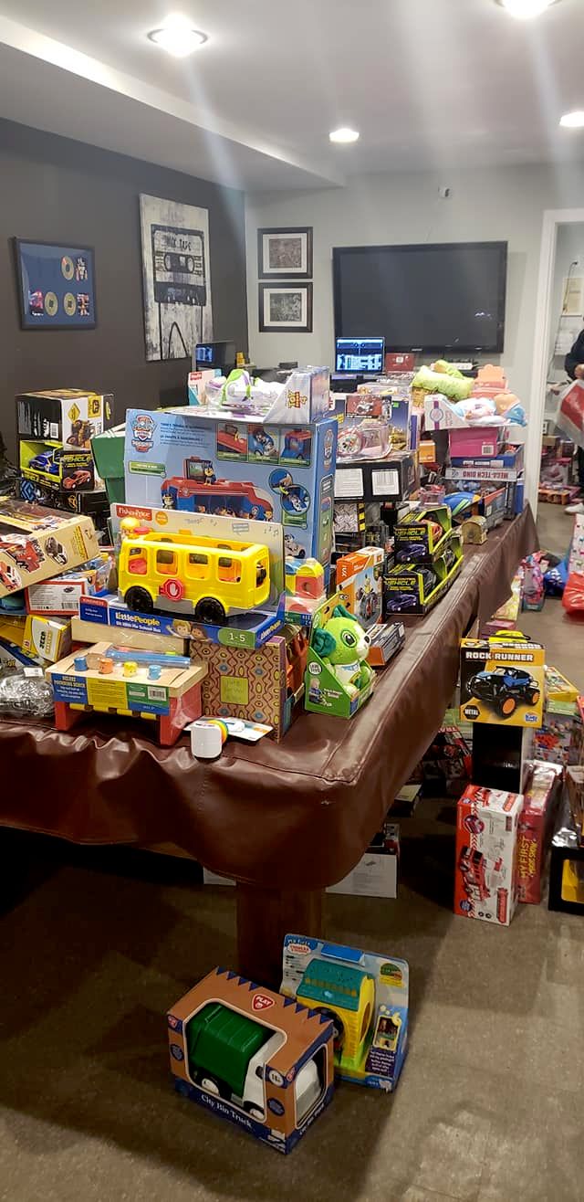 TOYS COLLECTED BY LATINO COURT OFFICERS