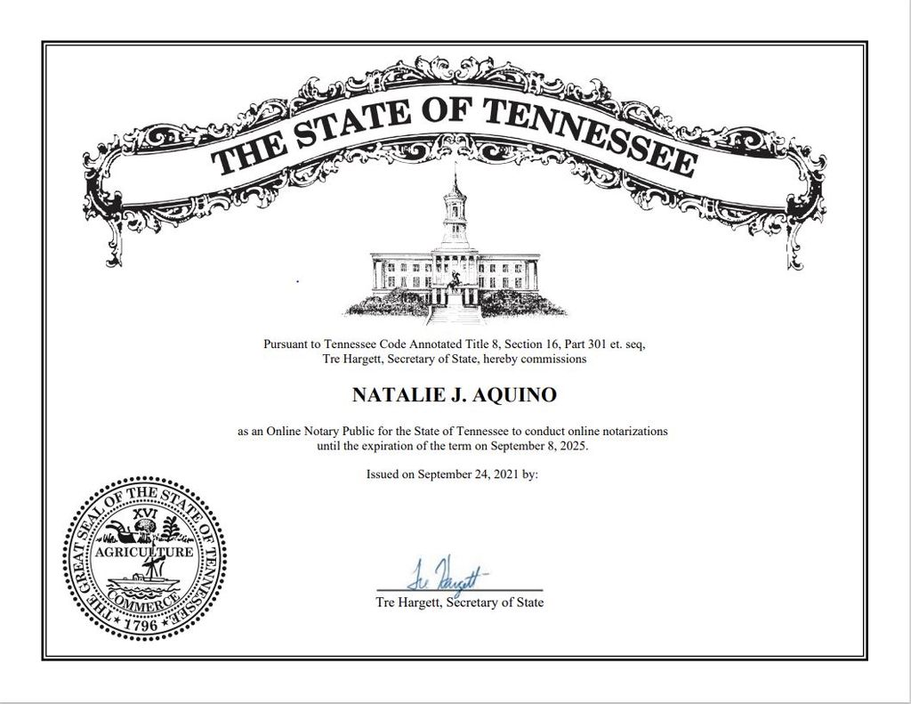 Online Notary Public Commission