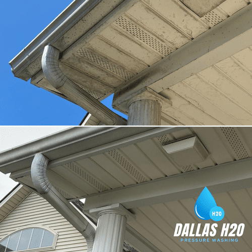 Cleaned Gutters Make Your Home Shine