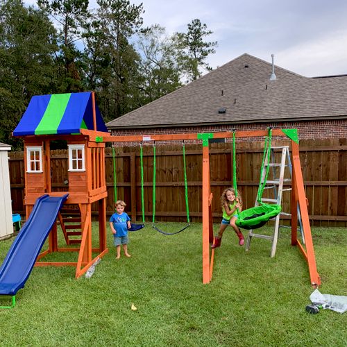 Play Equipment Construction and Assembly