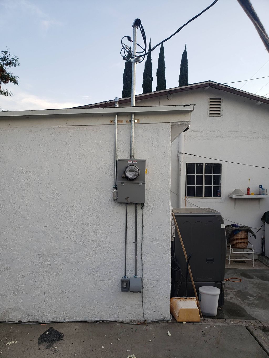 SERVICE PANEL REPLACEMENT W/ RV OUTLET- the meter 