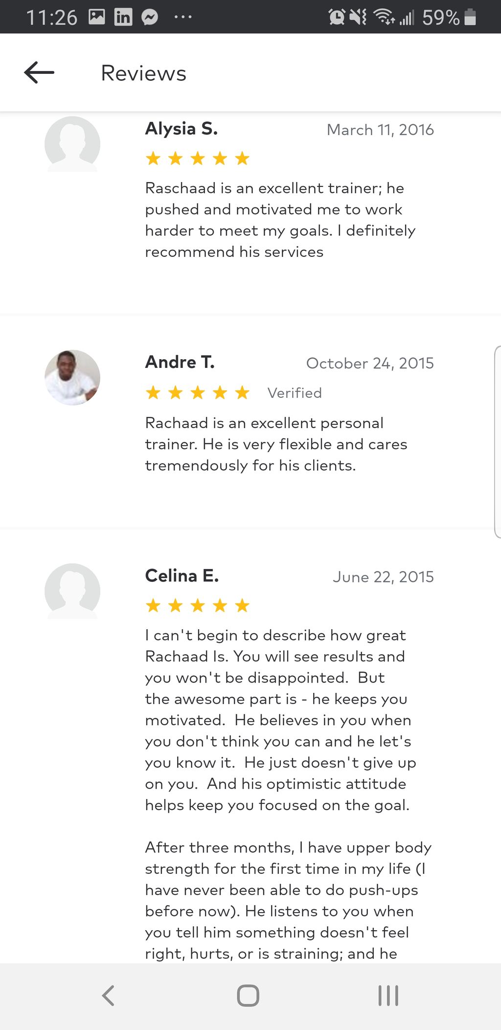 From Previous Thumbtack Acc.