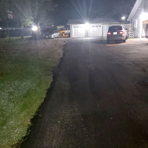 The crew who came to redo my driveway did not cut 