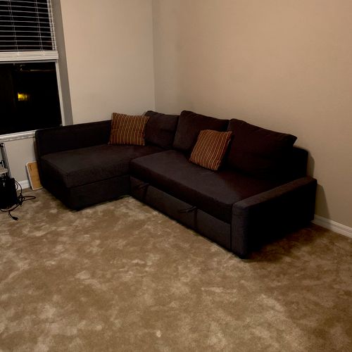 Did such a great job getting my couch to my apartm