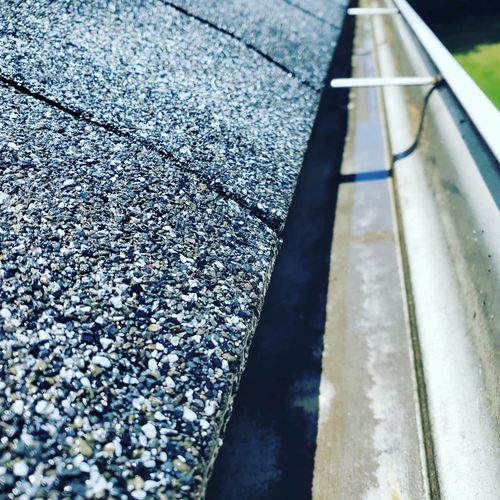 Gutter Cleaning and Water flow testing.