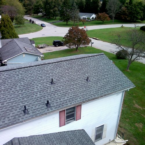 roof inspection with Drone by ALHUMD Inspections 