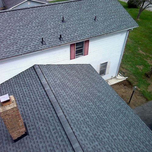 roof inspection with Drone by ALHUMD Inspections 