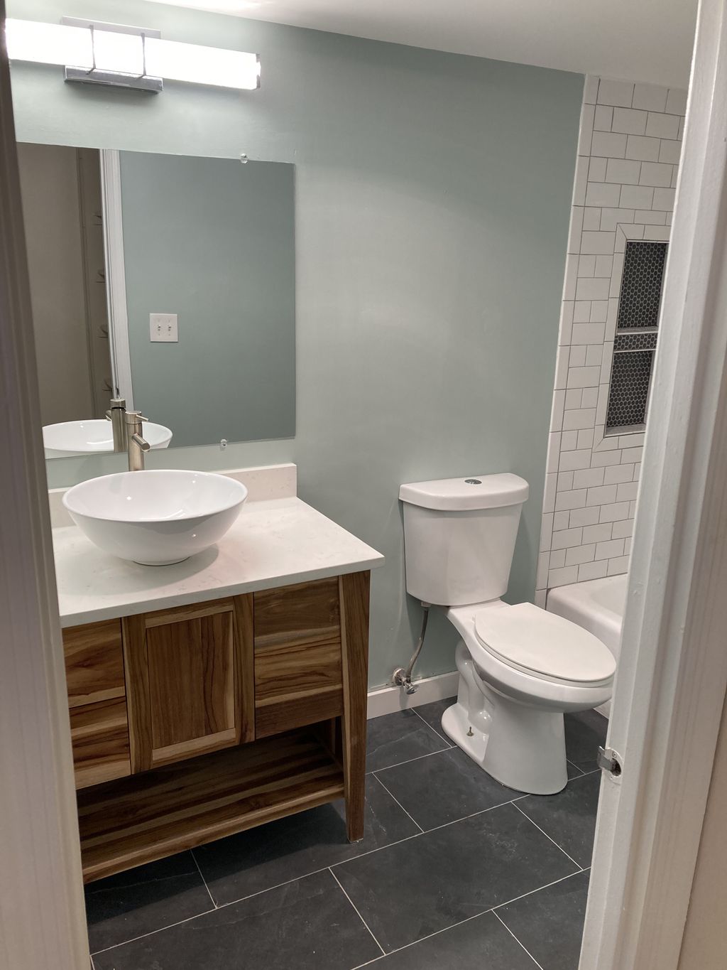 Bathroom complete reno in McLean 