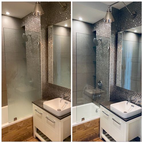 Before & After Deep Bathroom Cleaning 🧼