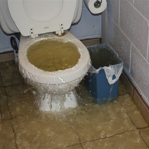 Over Flowing Toilet- We Can Help
