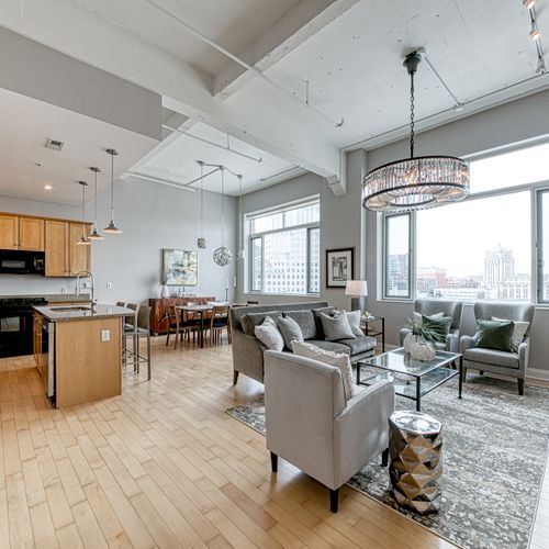 Downtown condo staged by DTM