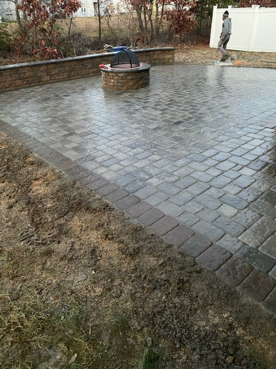 Patio installation 