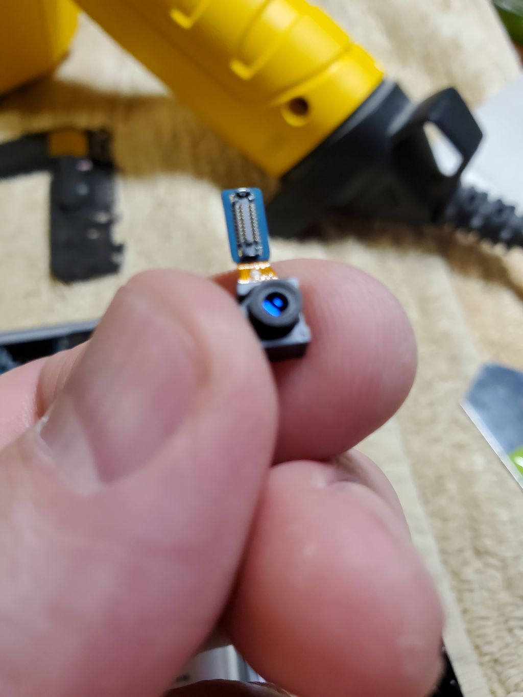 Rear camera (2nd smallest bit besides the front ca