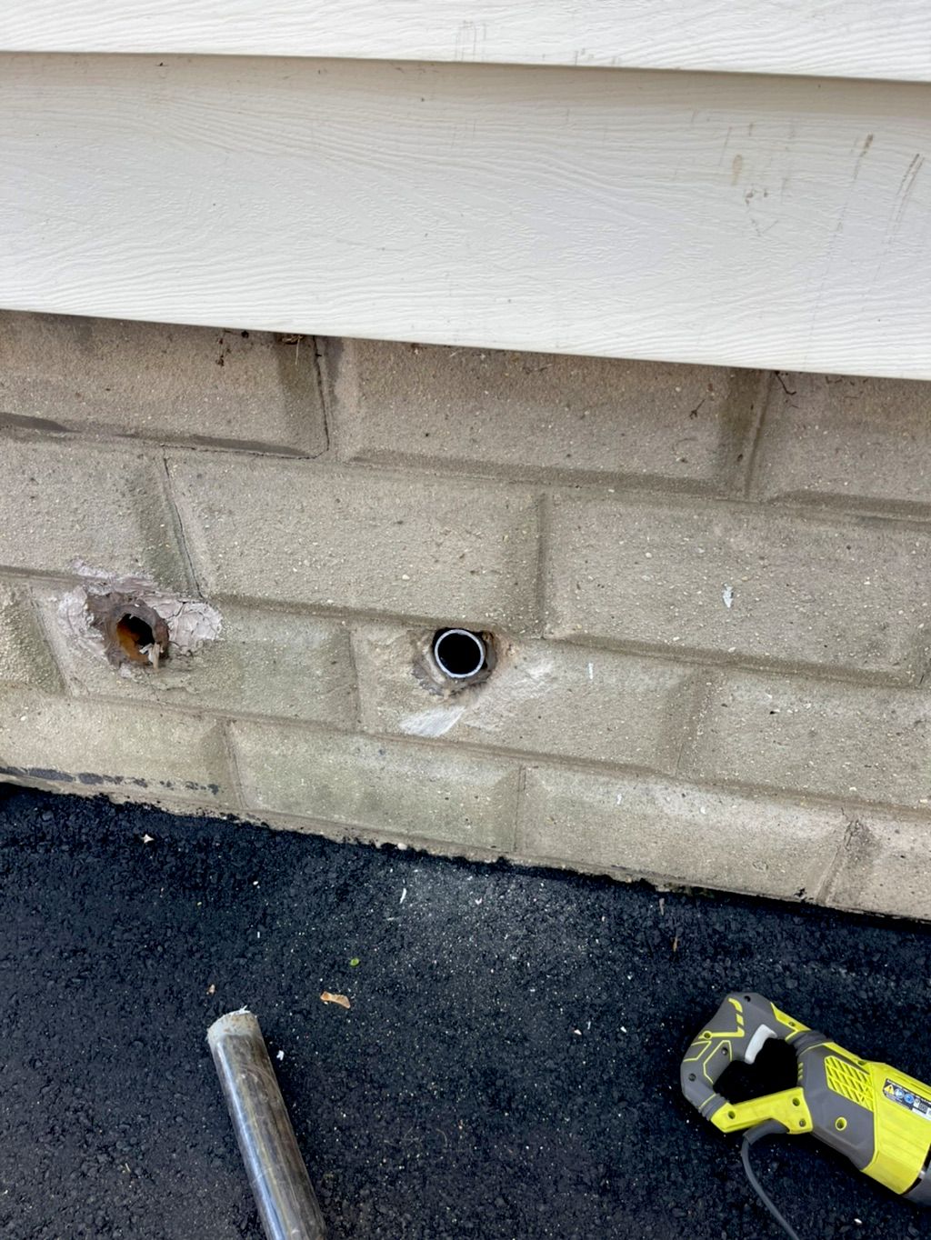 Oil pipe removal