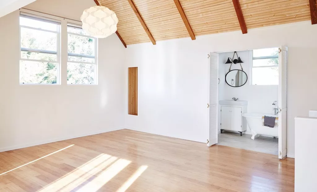 wood floors in empty room