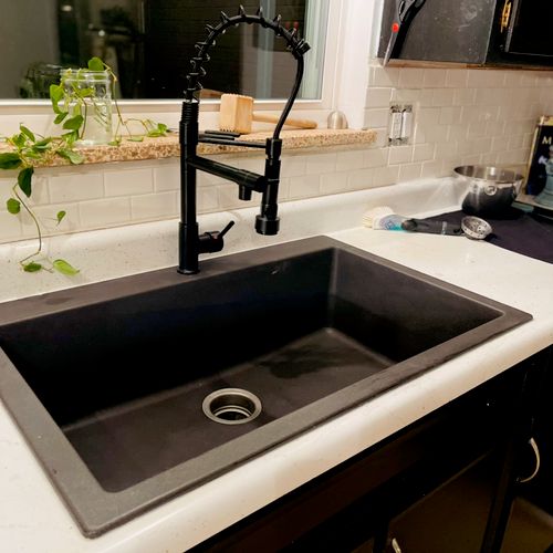 I wanted to replace my kitchen sink and faucet. Si