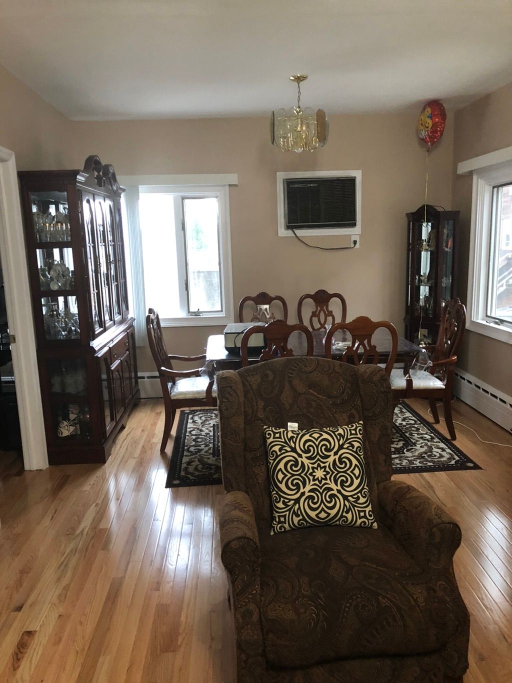 New floors, expanded doorway, new ceilings & paint