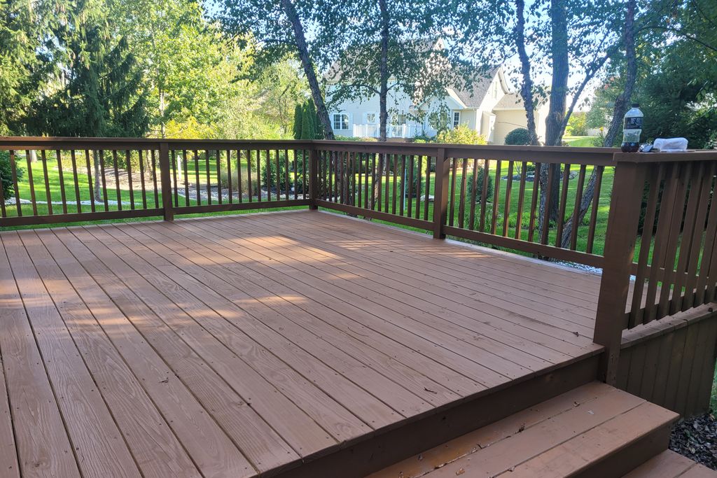 Deck Staining and Sealing project from 2021