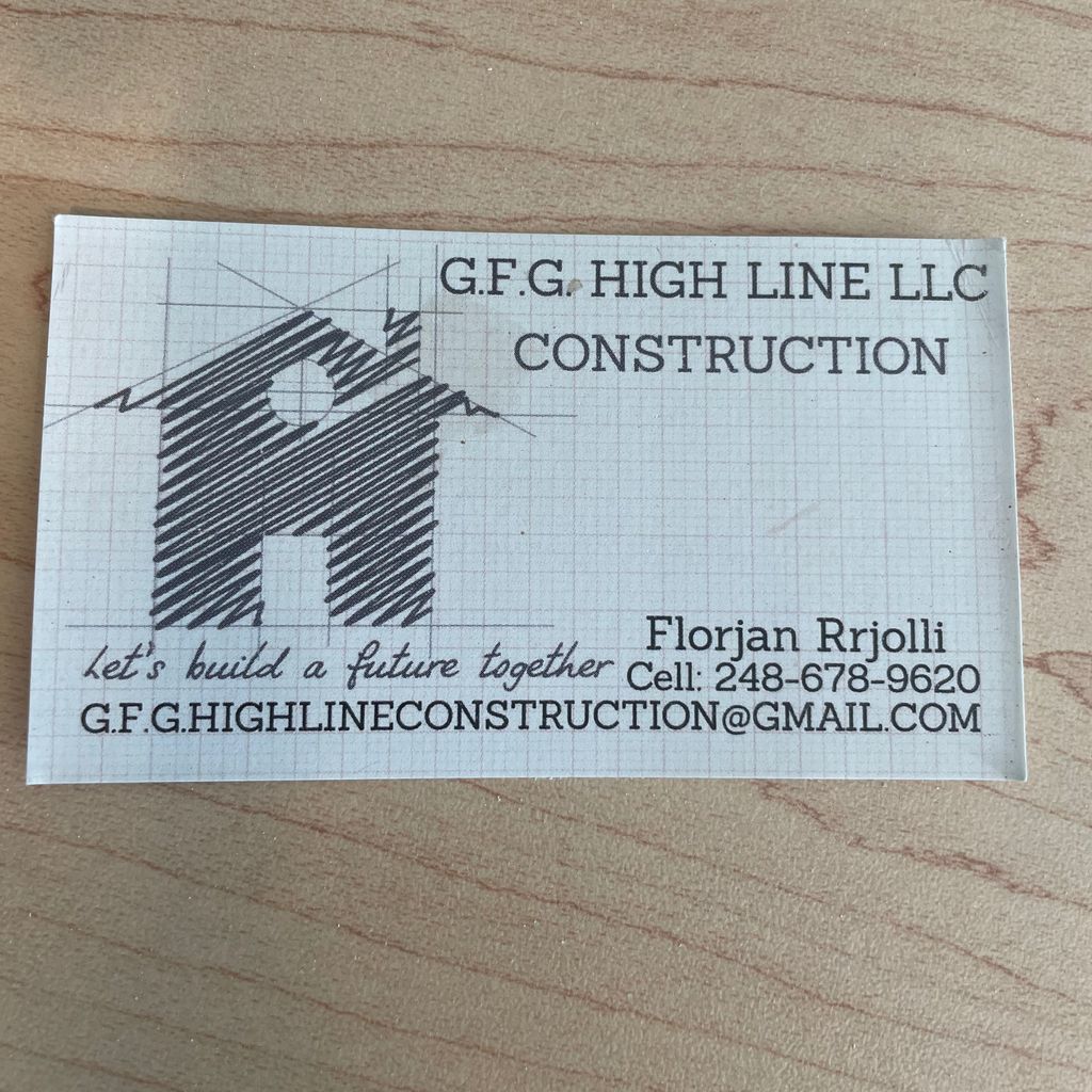 G.F.G HIGH LINE LLC CONSTRUCTION