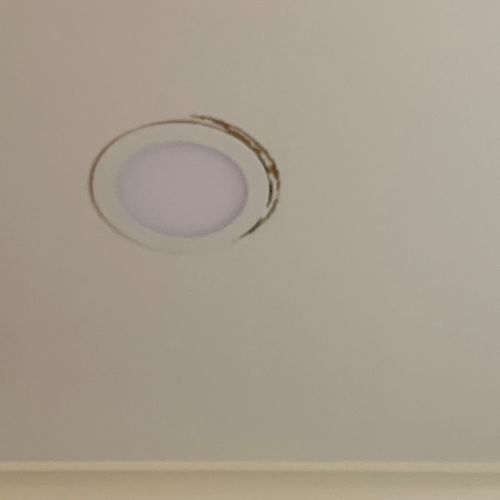 I recently had some recessed lights installed and 