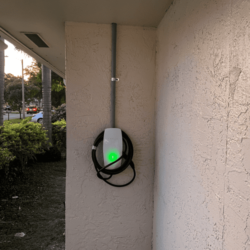 Tesla charger installation