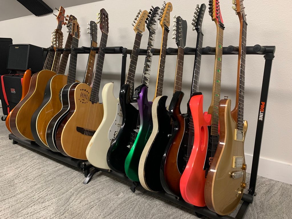 Some guitars.