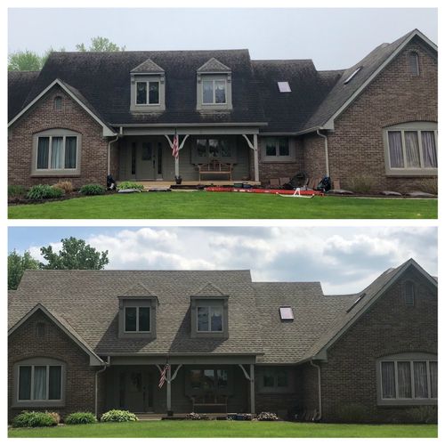 Roof- Before/After