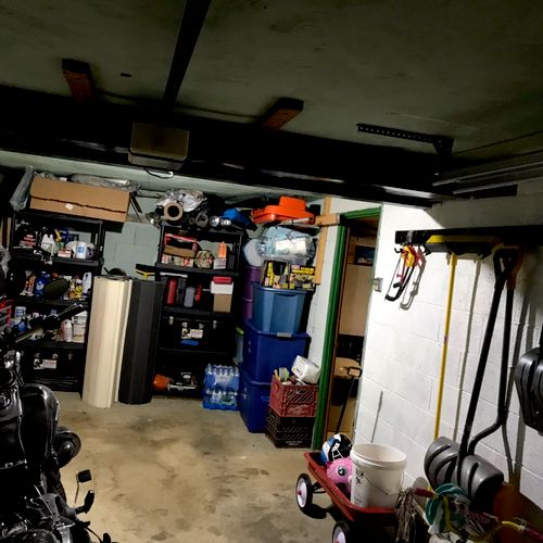 She did an amazing job organize our garage! The ph