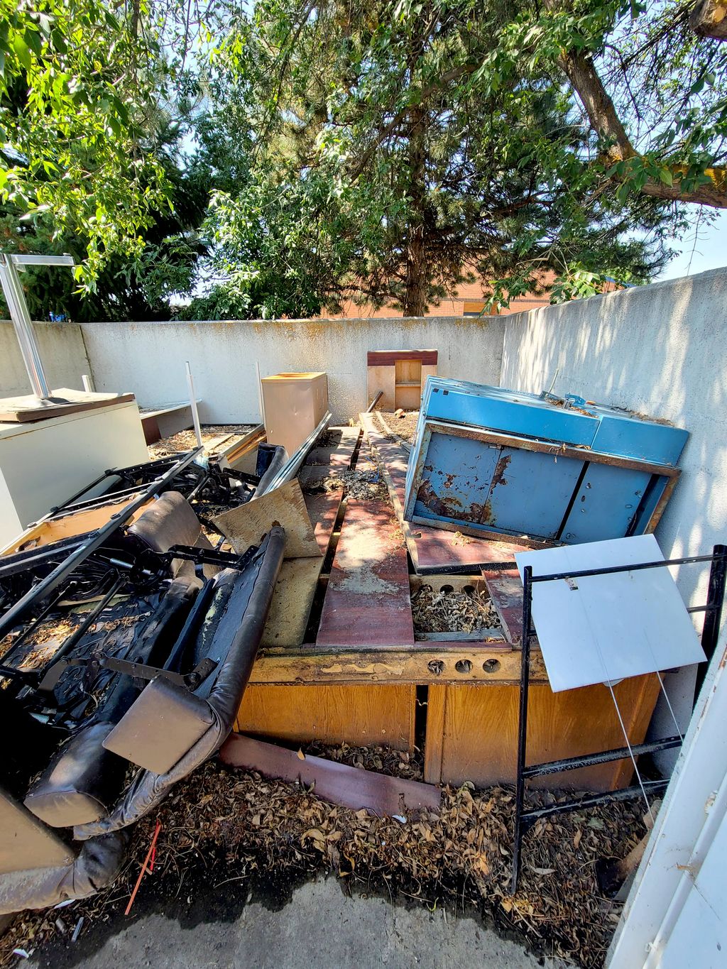 Commercial Dumpster cleanout in Eagle, ID.