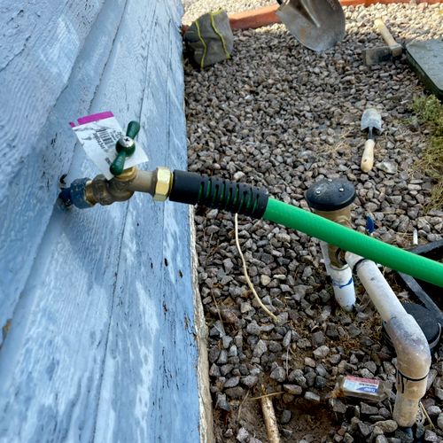 Leaking hose bib replaced 